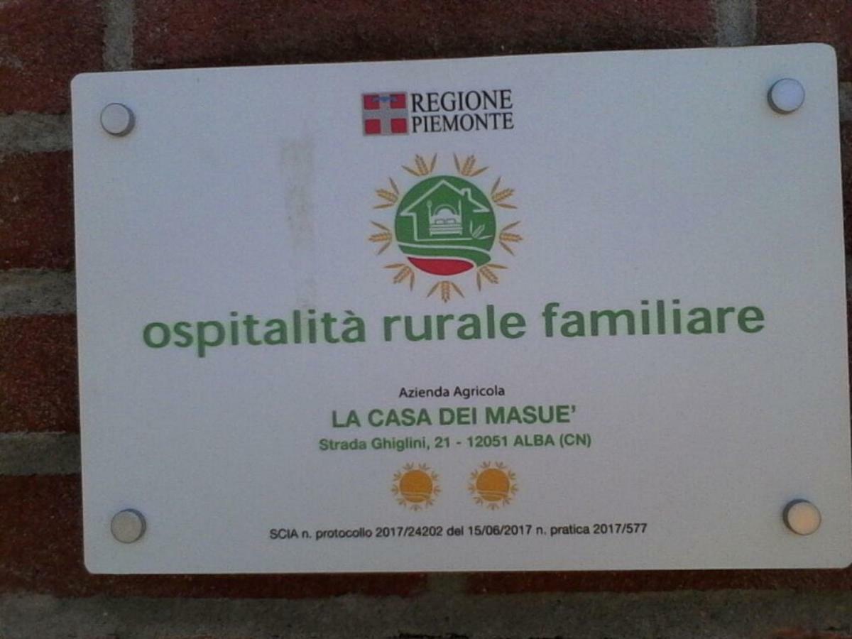 Hostal La Casa Dei Masue' Alba  Exterior foto